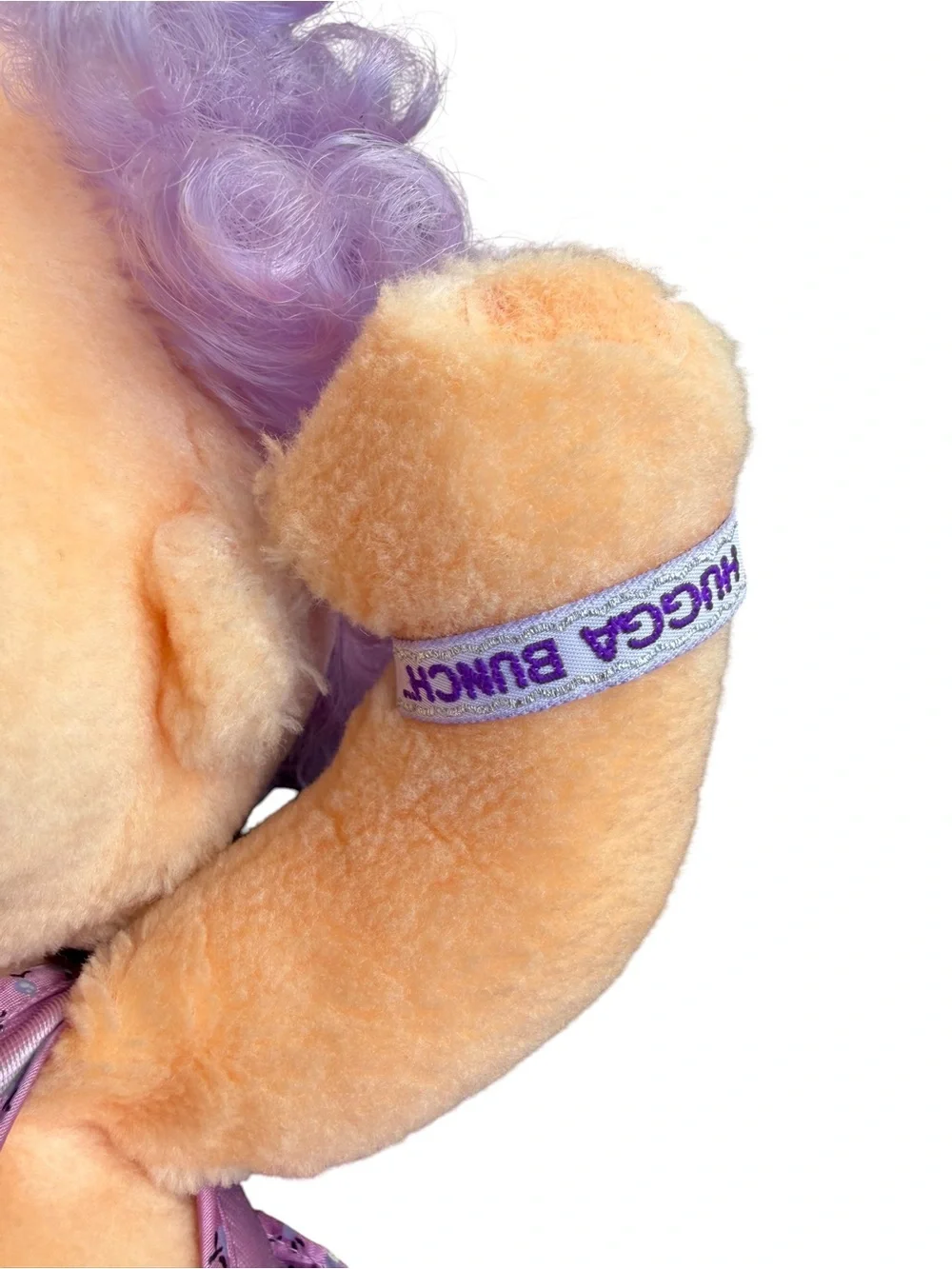 VTG 1985 Kenner Hugga Bunch Impkins Purple Hair Plush Doll 18" - Picture 7 of 12